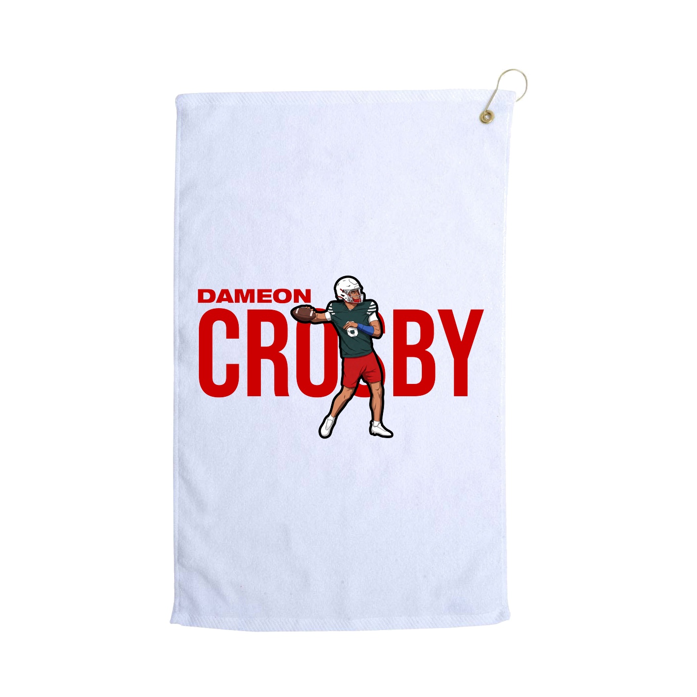 Golf Towel — Player Name in White