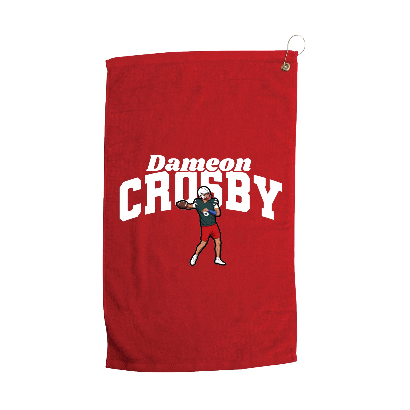 Golf Towel — Signature Arch in Red