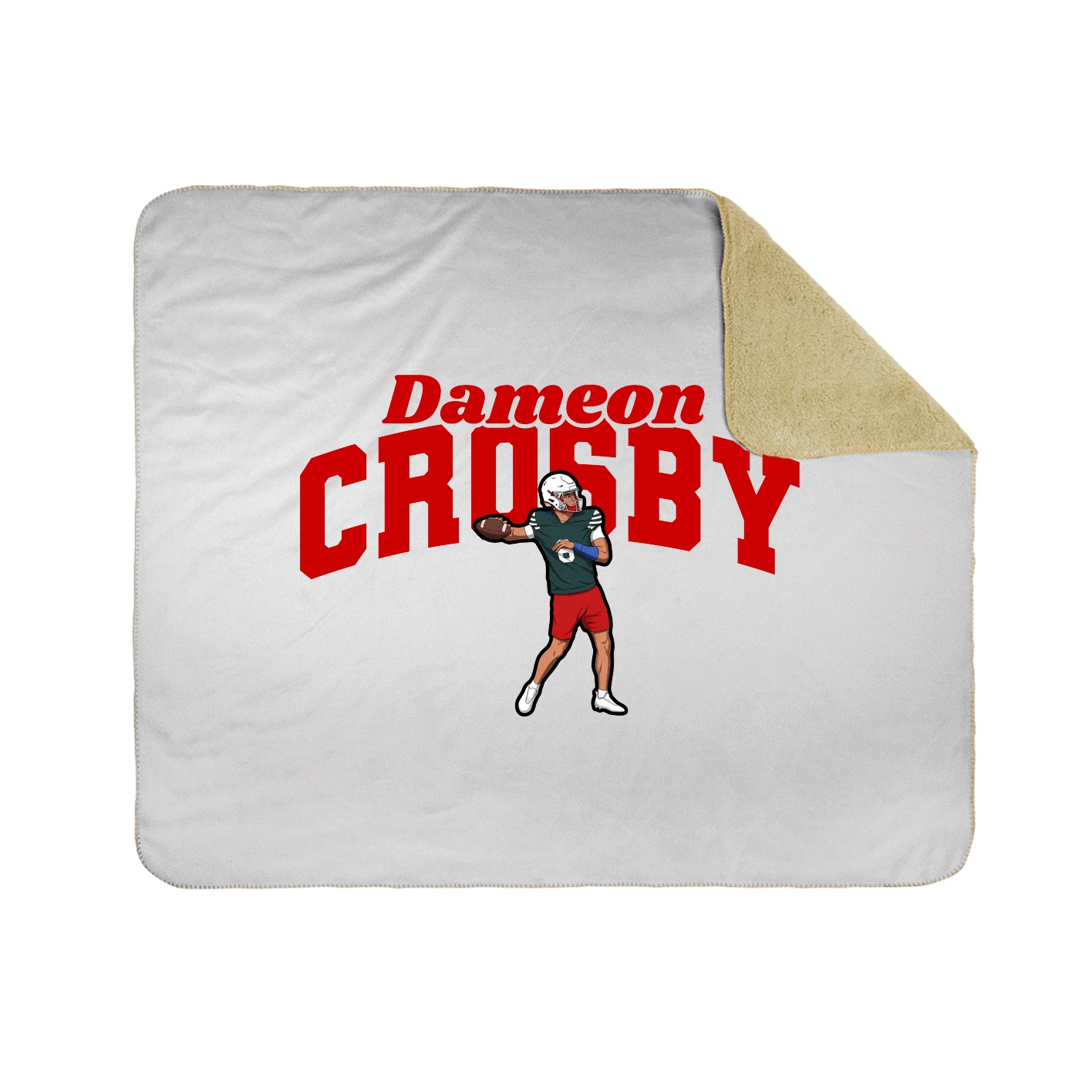 Throw Blanket — Signature Arch in White