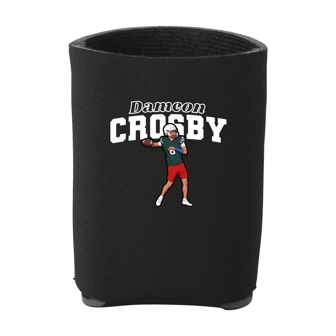 Can Holder — Name Arch in Black