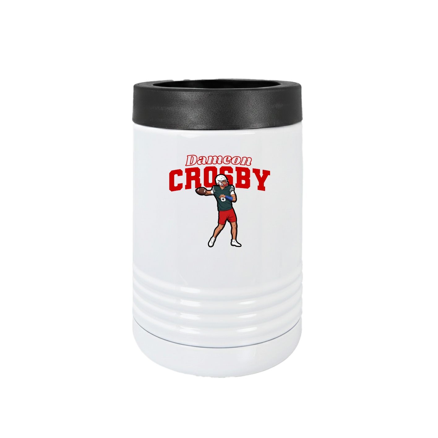 Beverage Holder — Name Arch in White