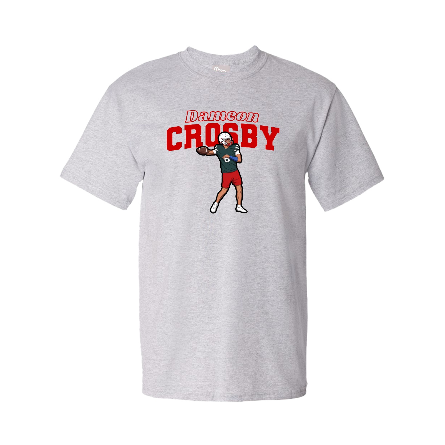 Tee — Name Arch in Grey