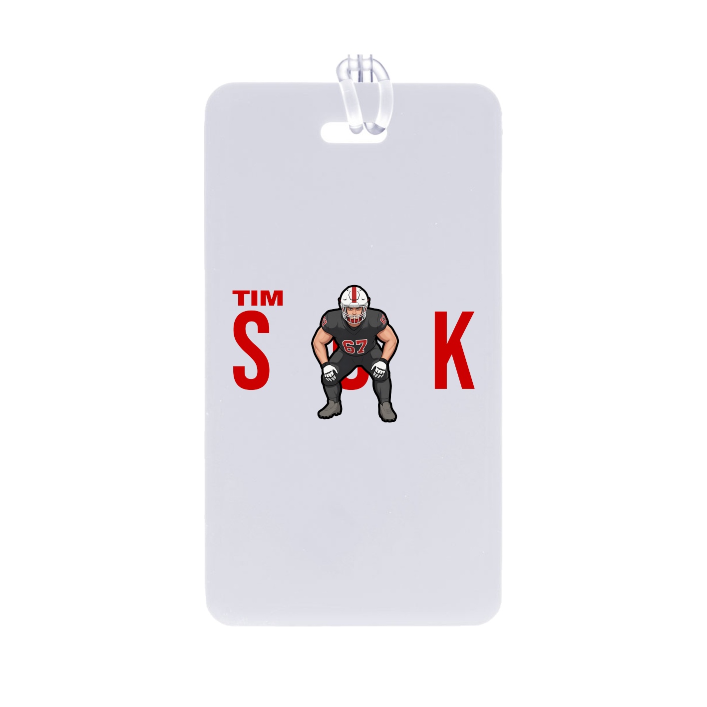 Bag Tag — Player Name in Classic