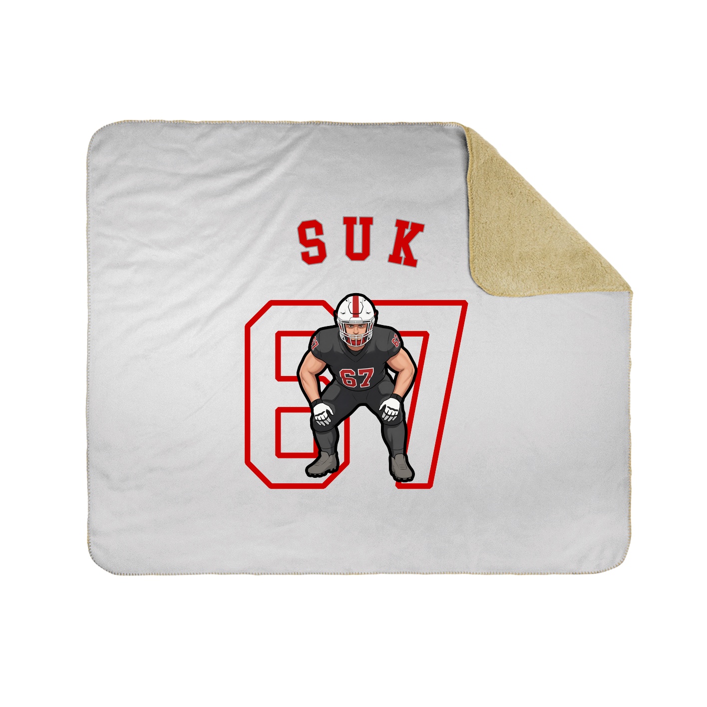 Throw Blanket — Shirsey Arch in White