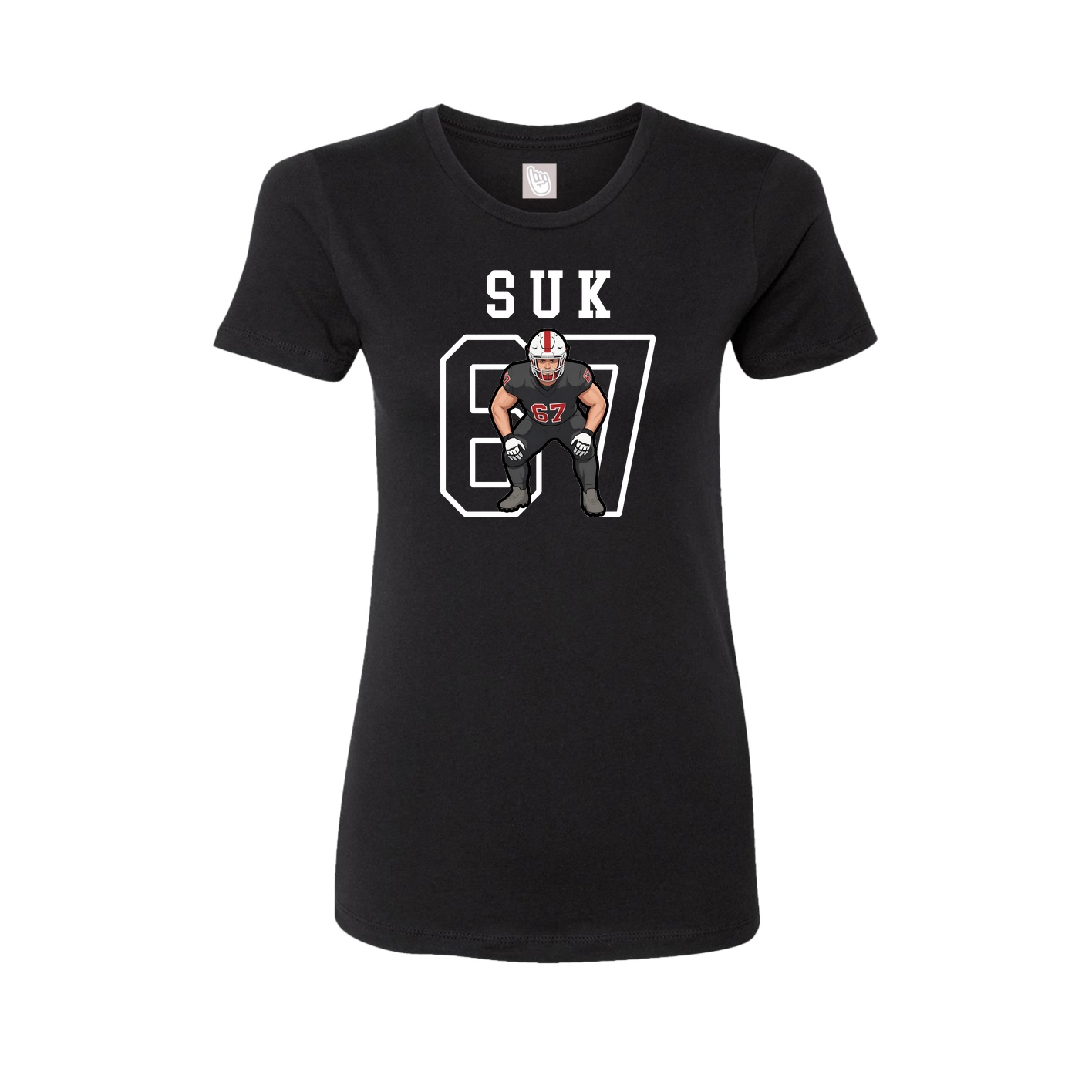 Fitted Women's Tee — Shirsey in Black