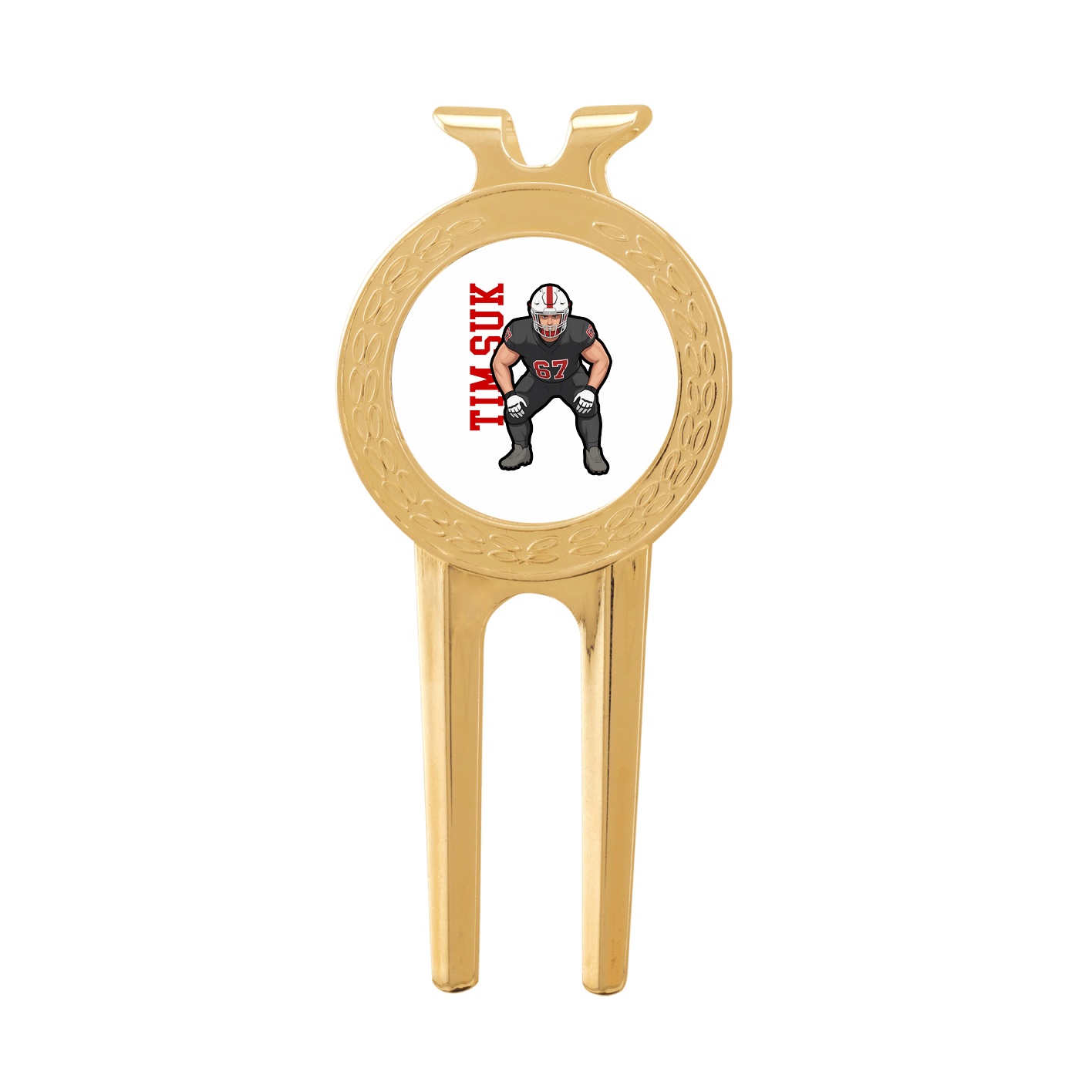 Divot Tool with Ball Marker — Name Vertical in Classic
