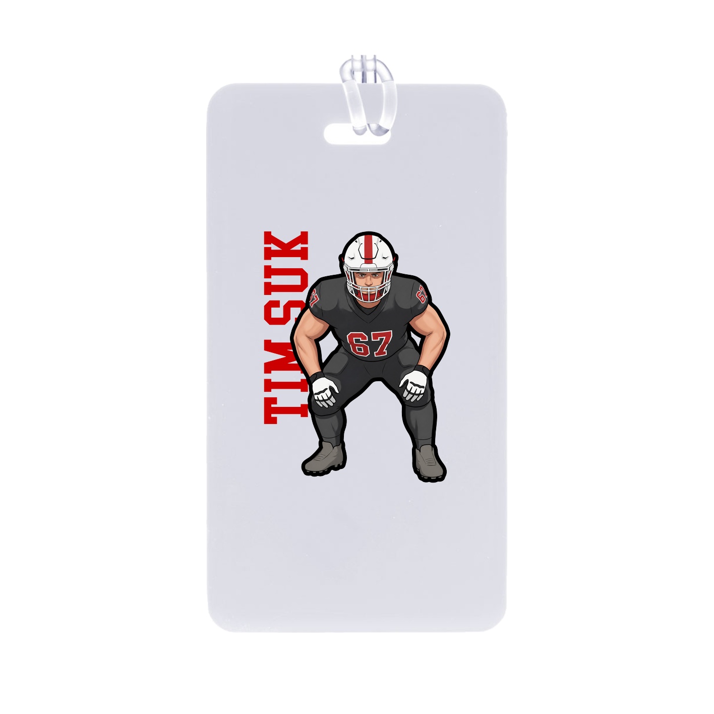 Bag Tag — Name Vertical in Classic