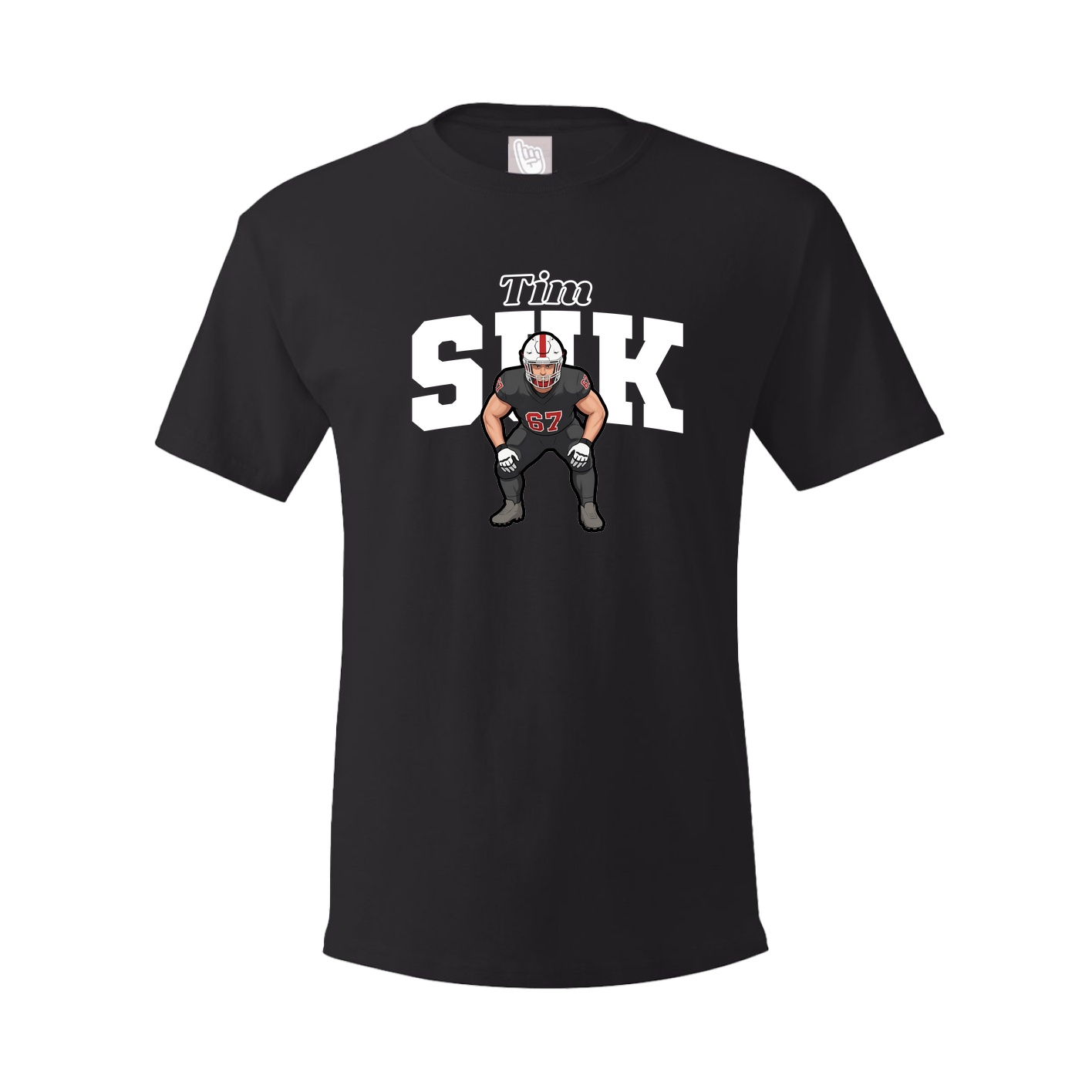 Youth Tee — Name Arch in Black