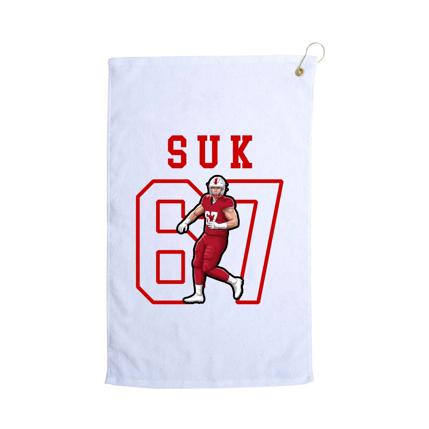 Golf Towel — Shirsey in White
