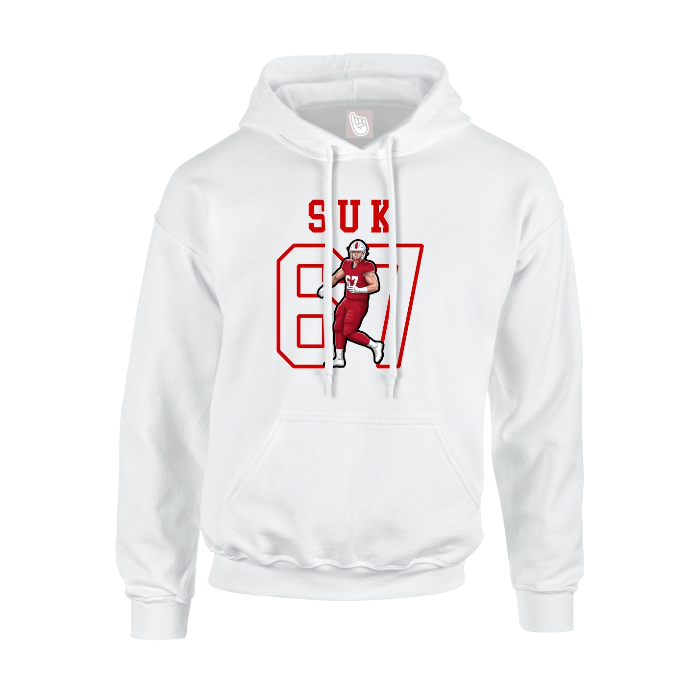 Hoodie — Shirsey in White