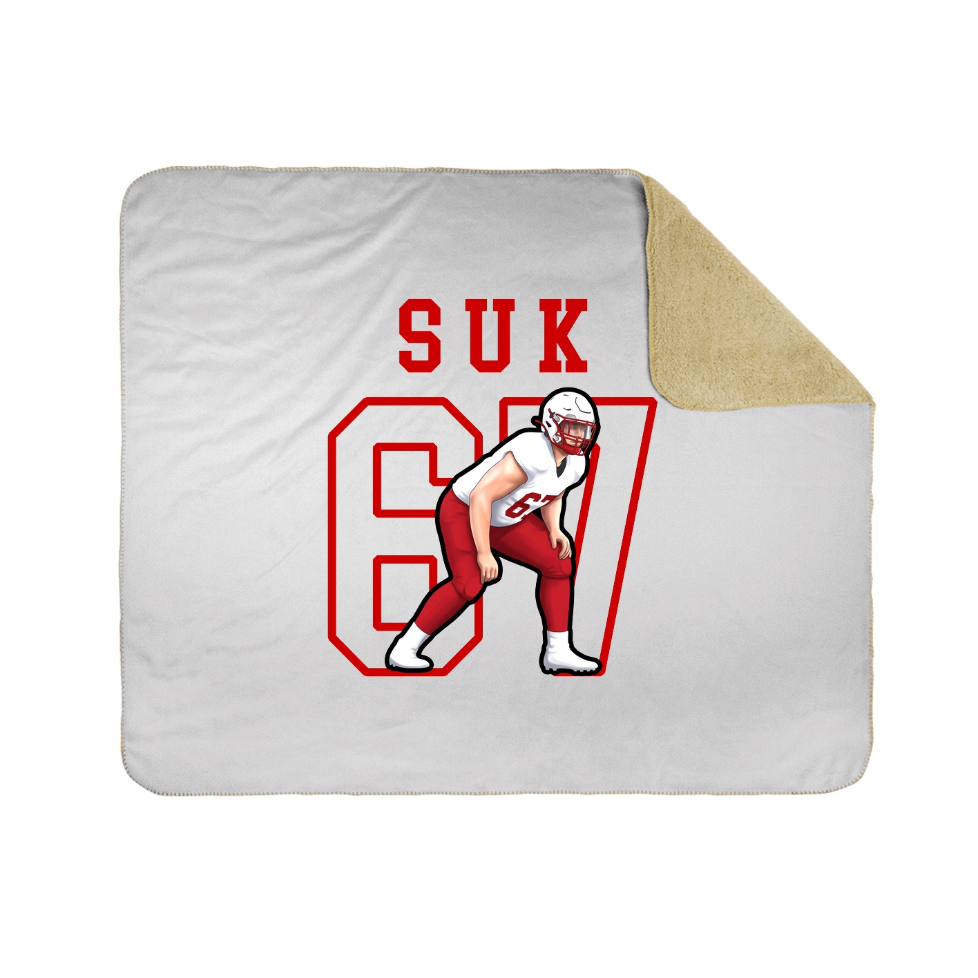 Throw Blanket — Shirsey in White