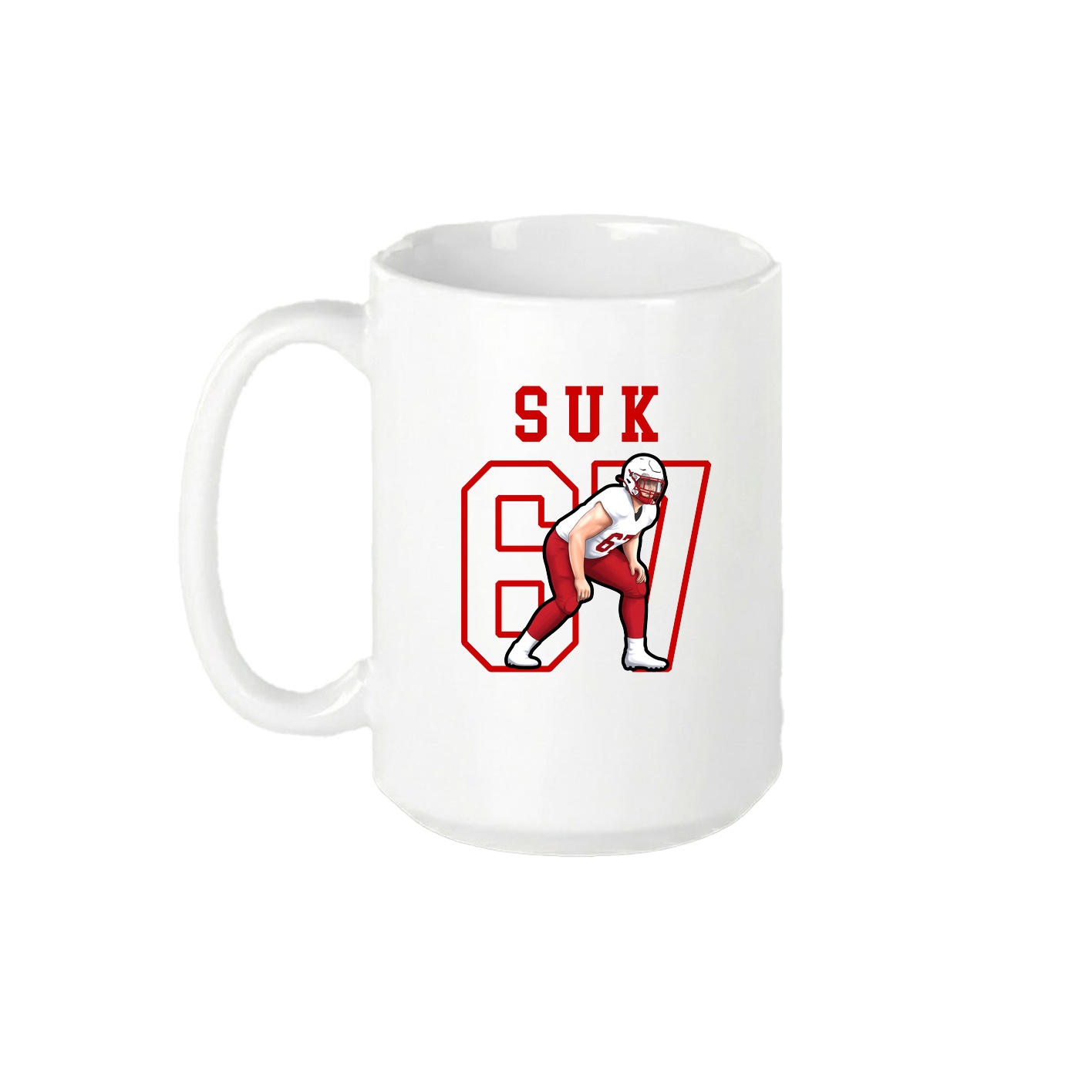 15oz Coffee Mug — Shirsey in White