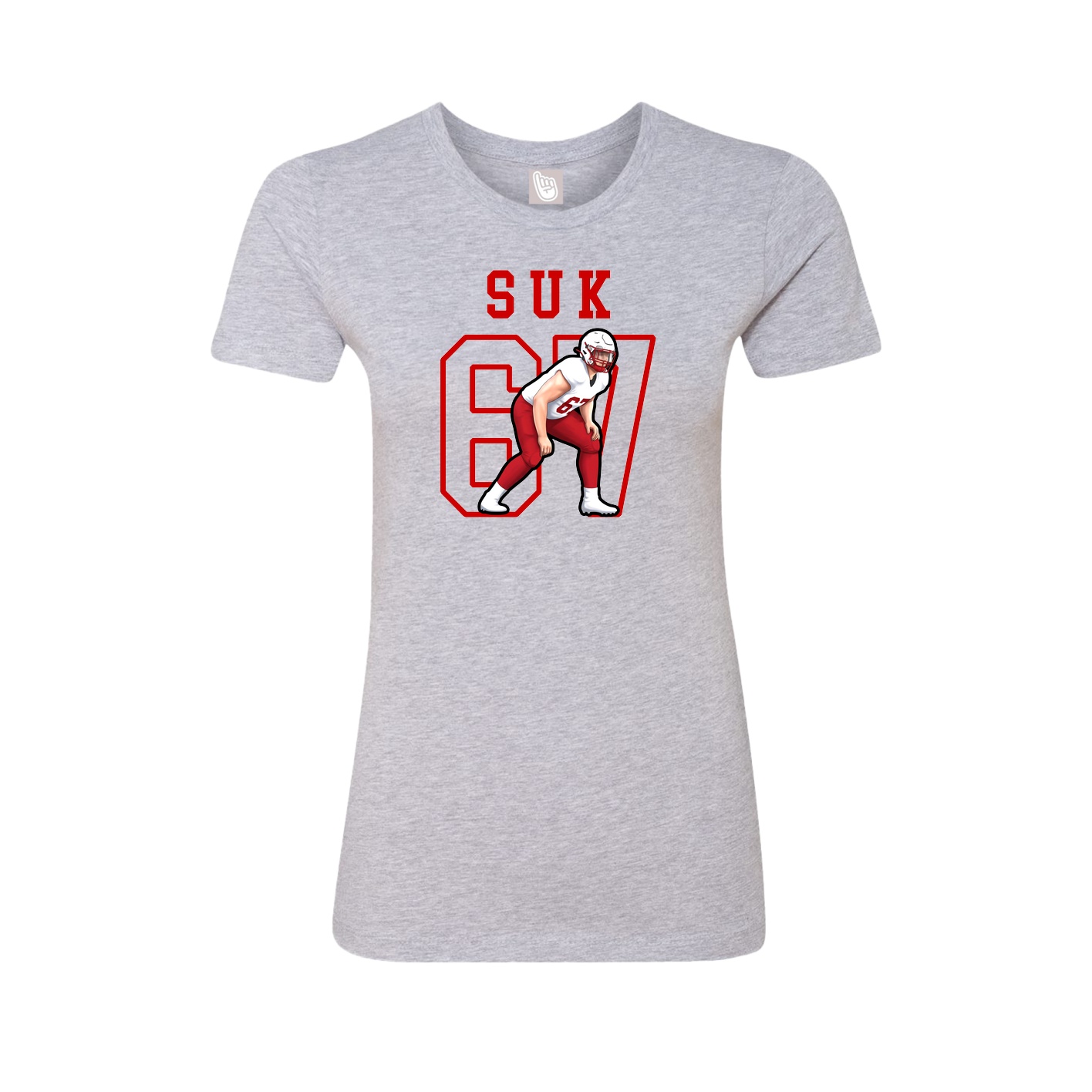 Fitted Women's Tee — Shirsey in Grey