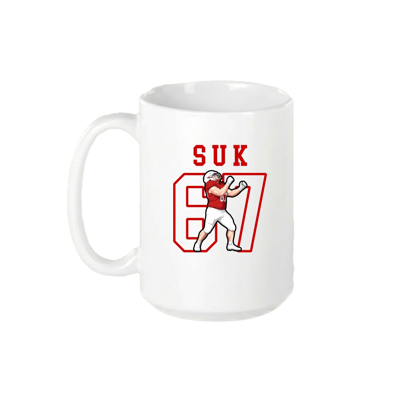 15oz Coffee Mug — Shirsey in White