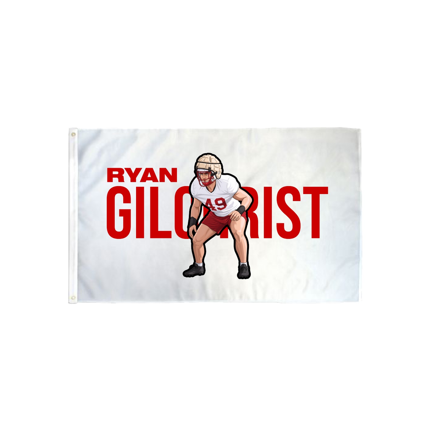 3x5 Flag — Player Name in Classic