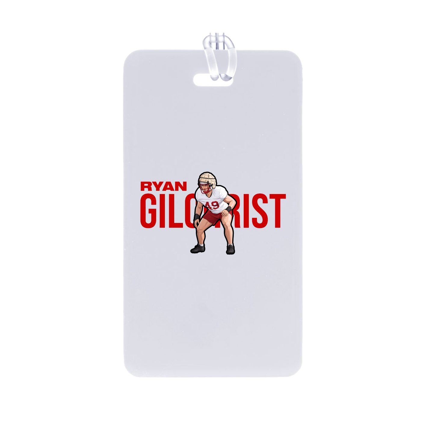 Bag Tag — Player Name in Classic