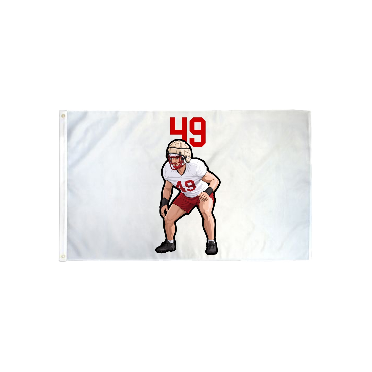 3x5 Flag — Number Top in Classic