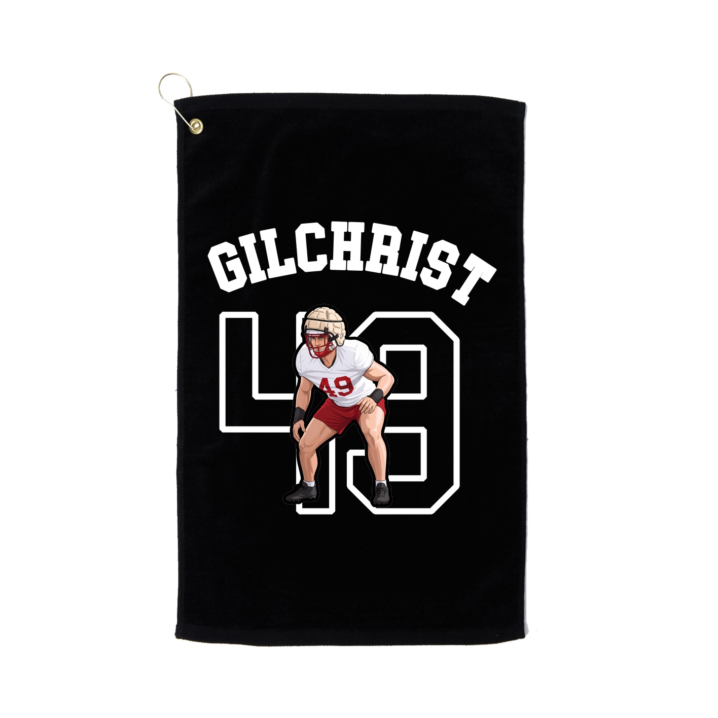 Golf Towel — Shirsey Arch in Black