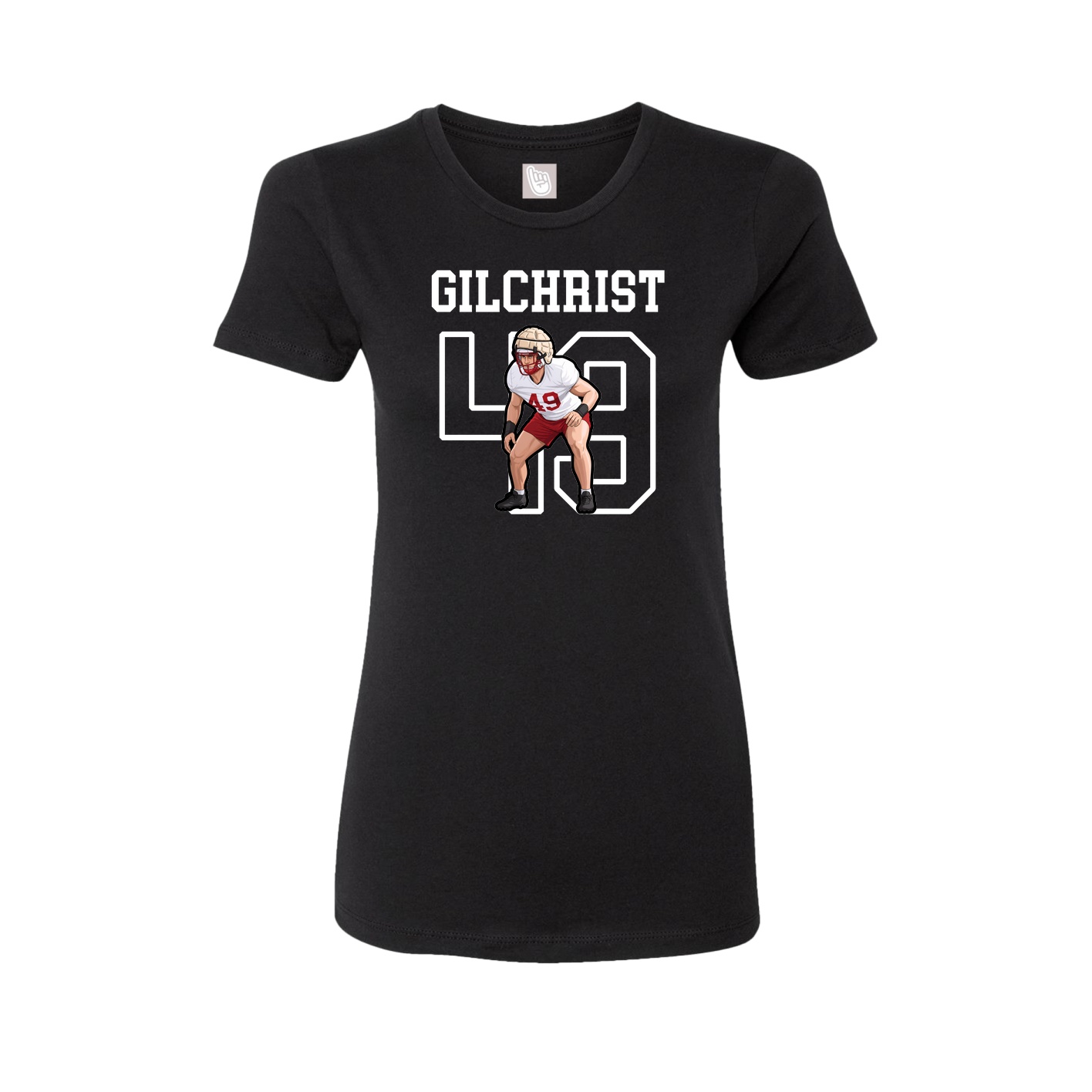 Fitted Women's Tee — Shirsey in Black