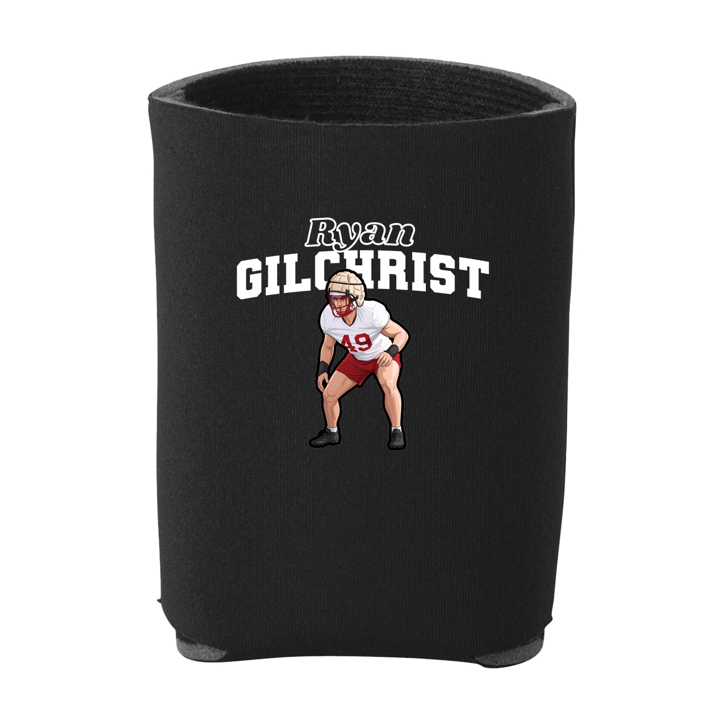 Can Holder — Name Arch in Black
