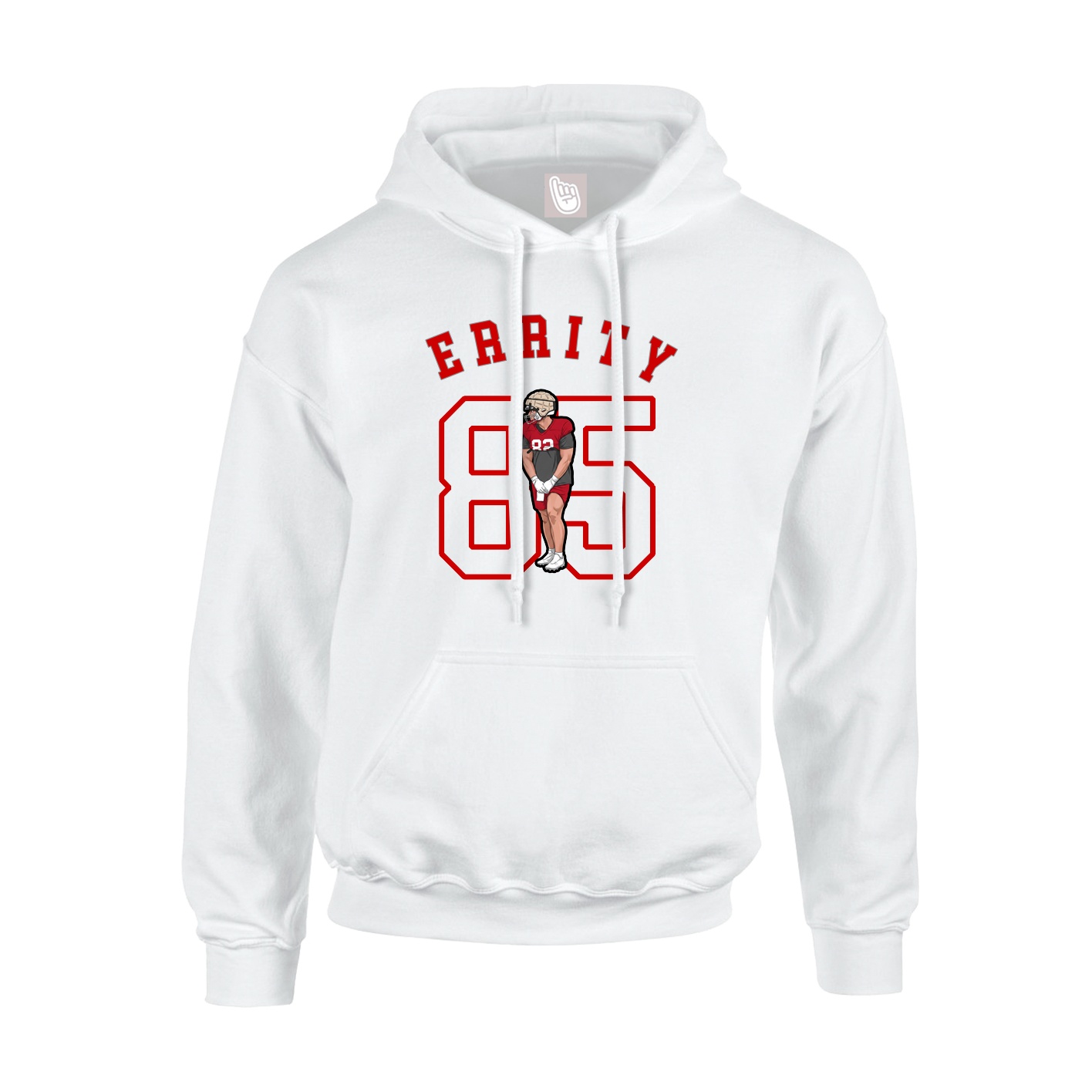 Youth Hoodie — Shirsey Arch in White