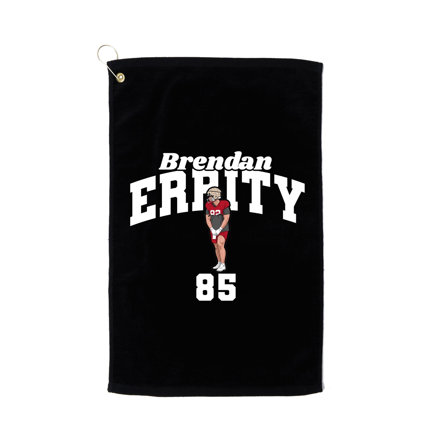 Golf Towel — Signature Arch in Black