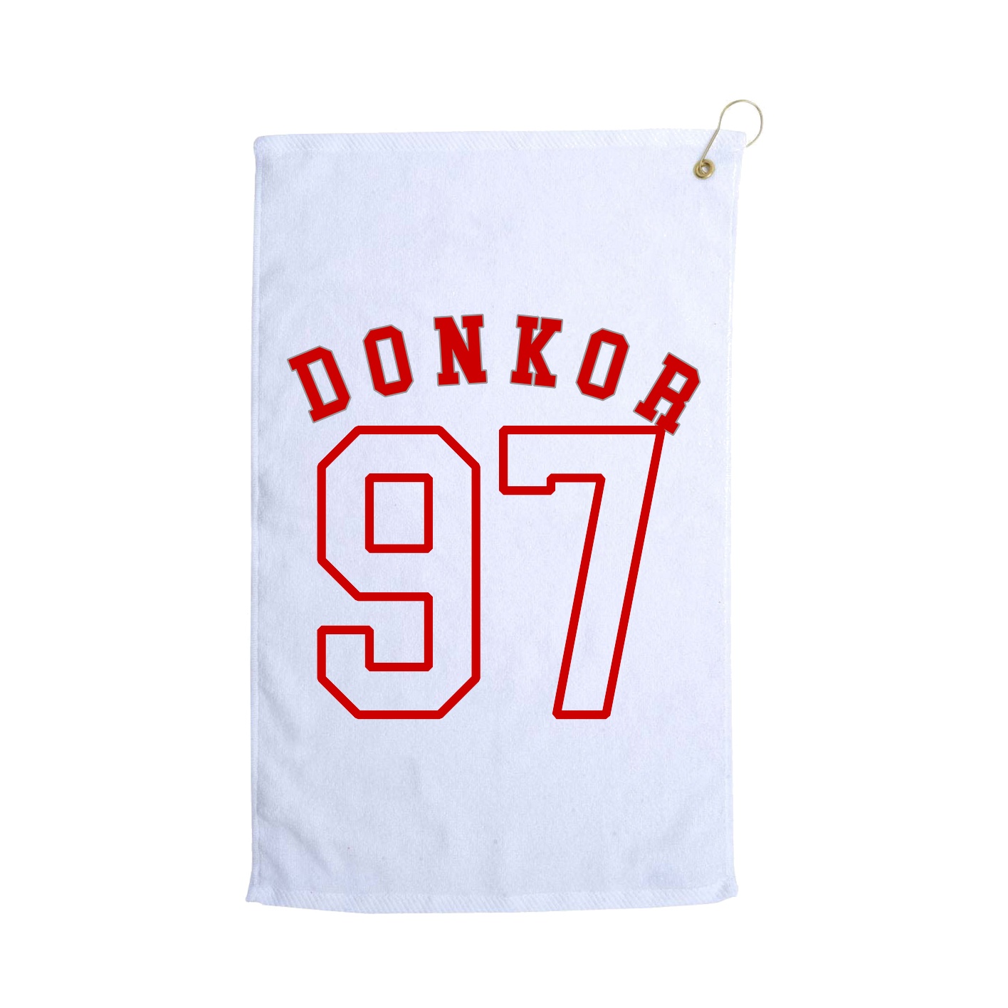 Golf Towel — Shirsey Arch in White