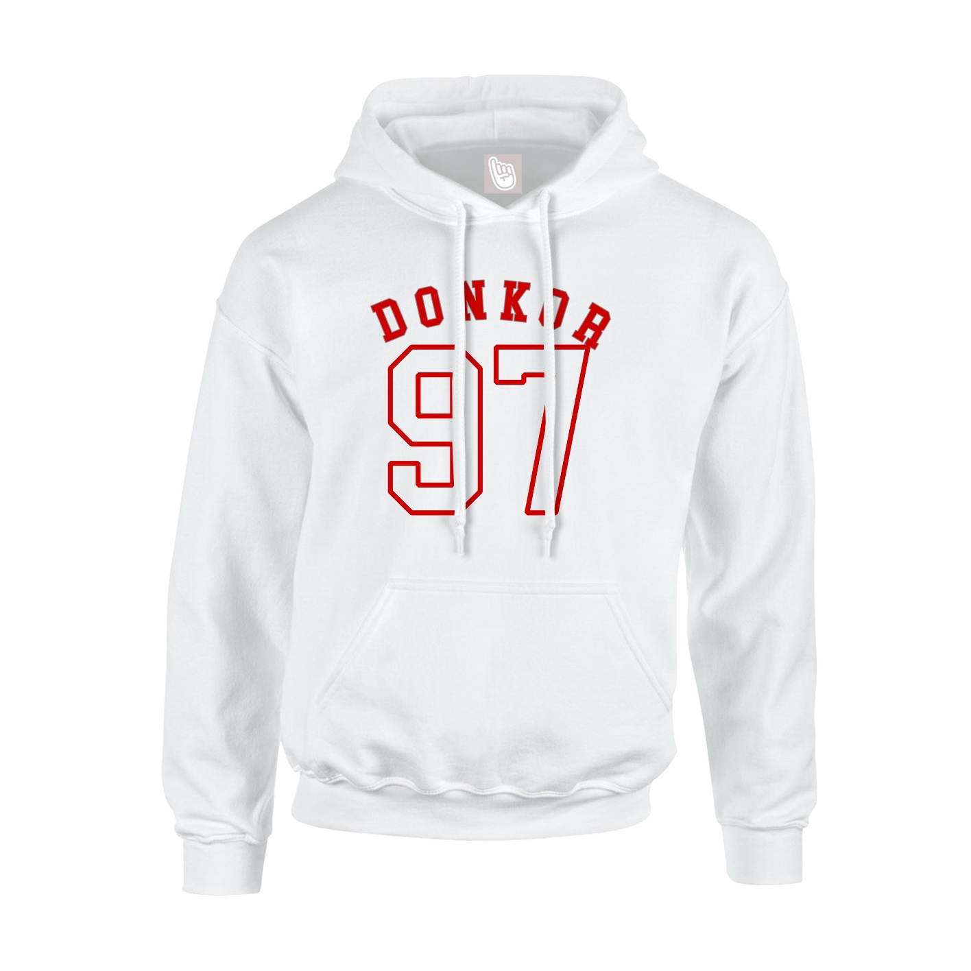 Hoodie — Shirsey Arch in White