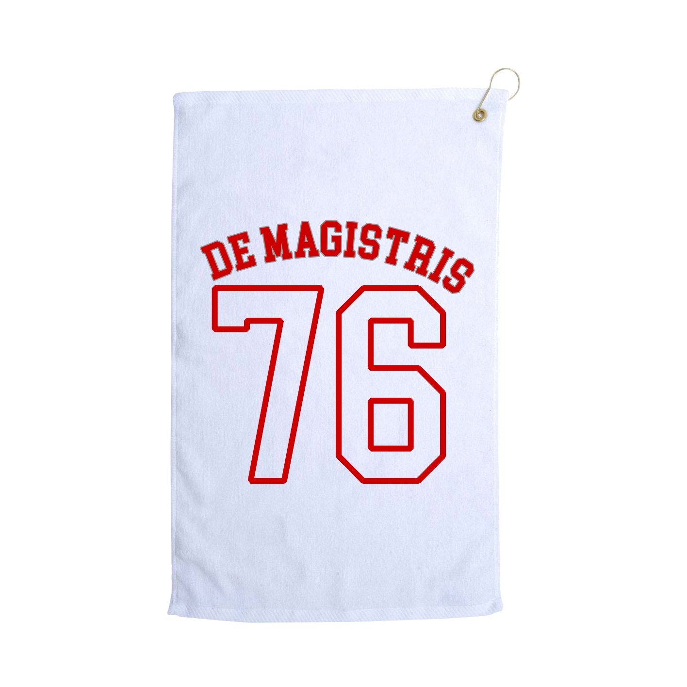 Golf Towel — Shirsey Arch in White