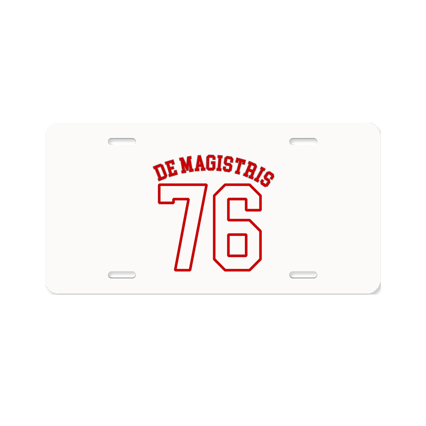 License Plate — Shirsey Arch in Classic