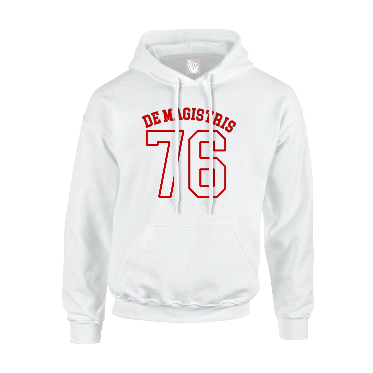 Hoodie — Shirsey Arch in White