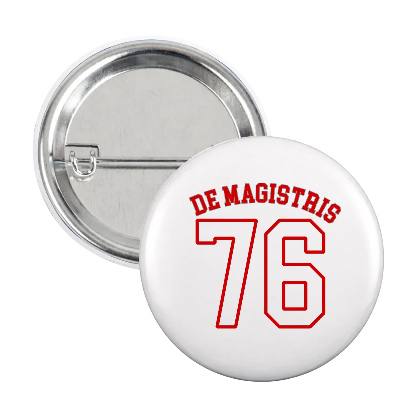 Game Day Button — Shirsey Arch in White