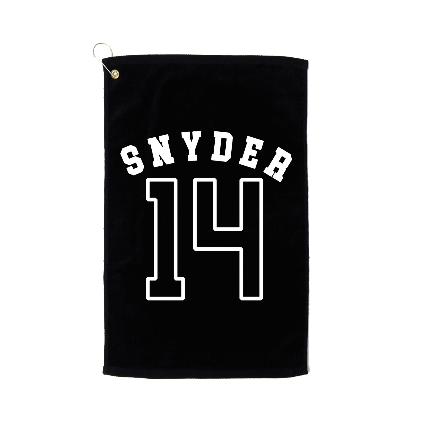 Golf Towel — Shirsey Arch in Black
