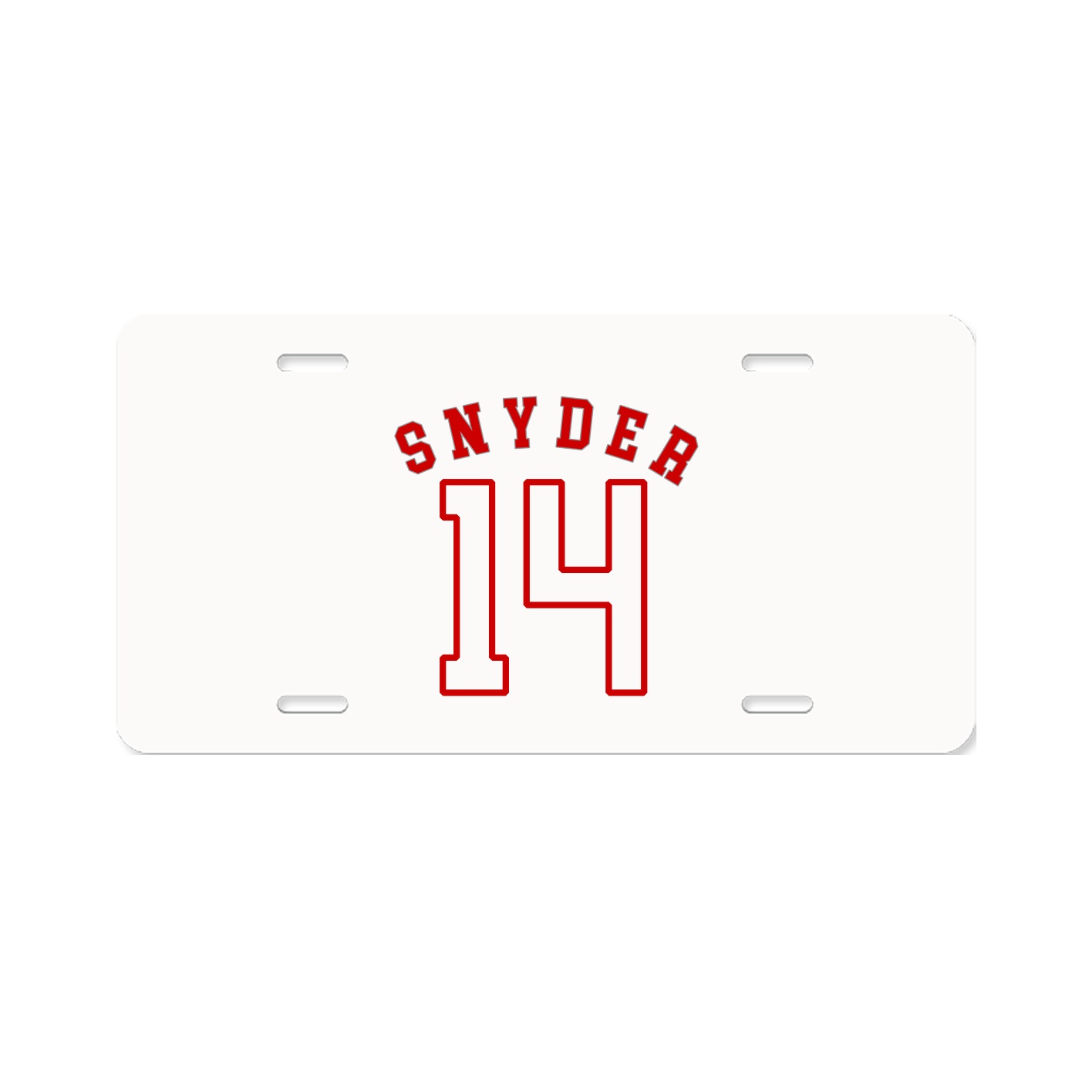 License Plate — Shirsey Arch in Classic