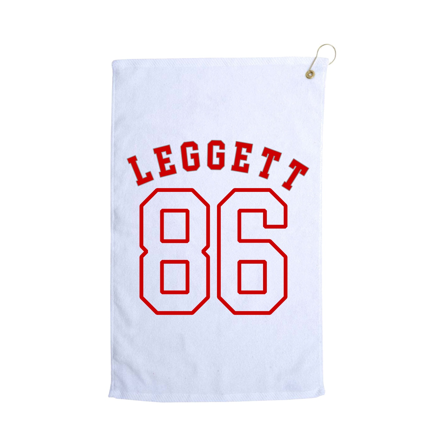 Golf Towel — Shirsey Arch in White