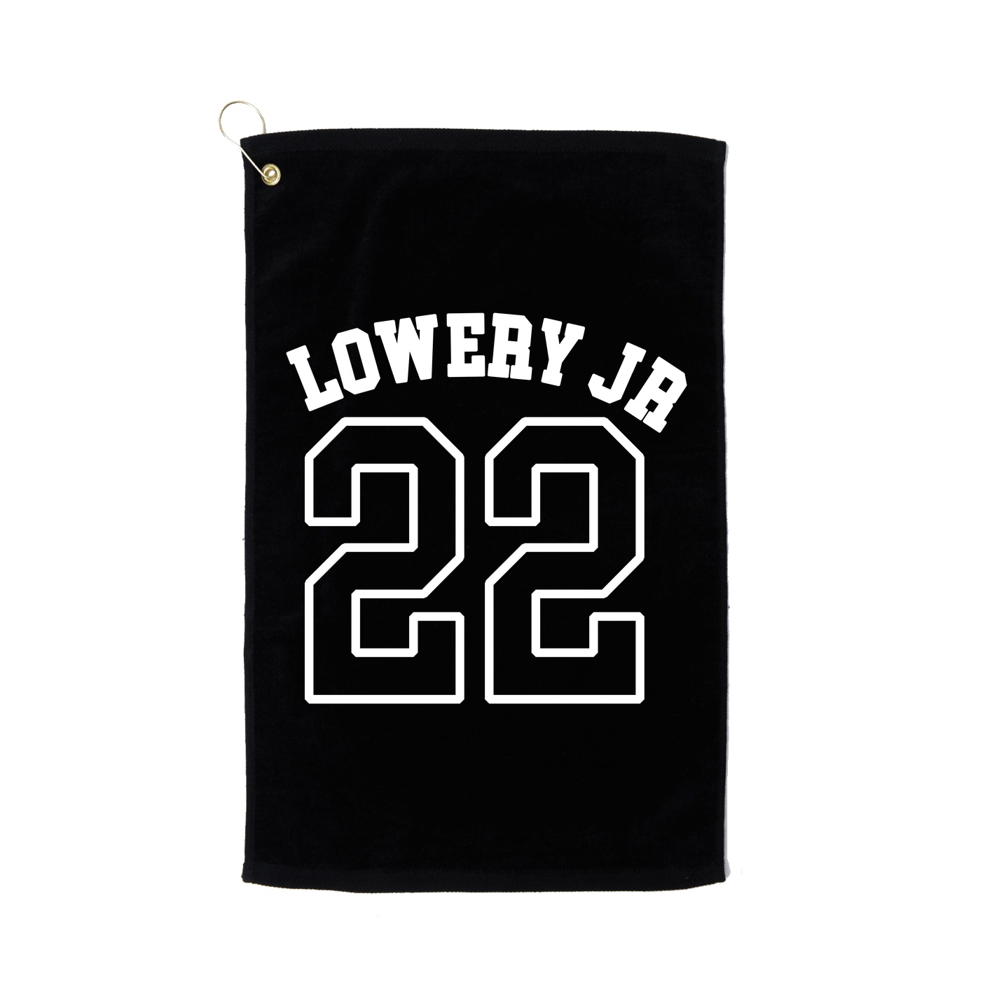 Golf Towel — Shirsey Arch in Black