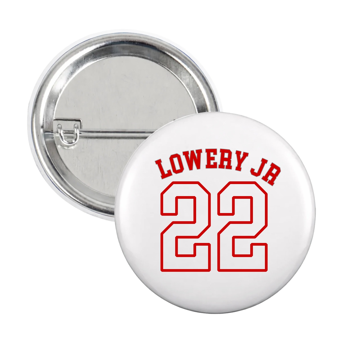 Game Day Button — Shirsey Arch in White