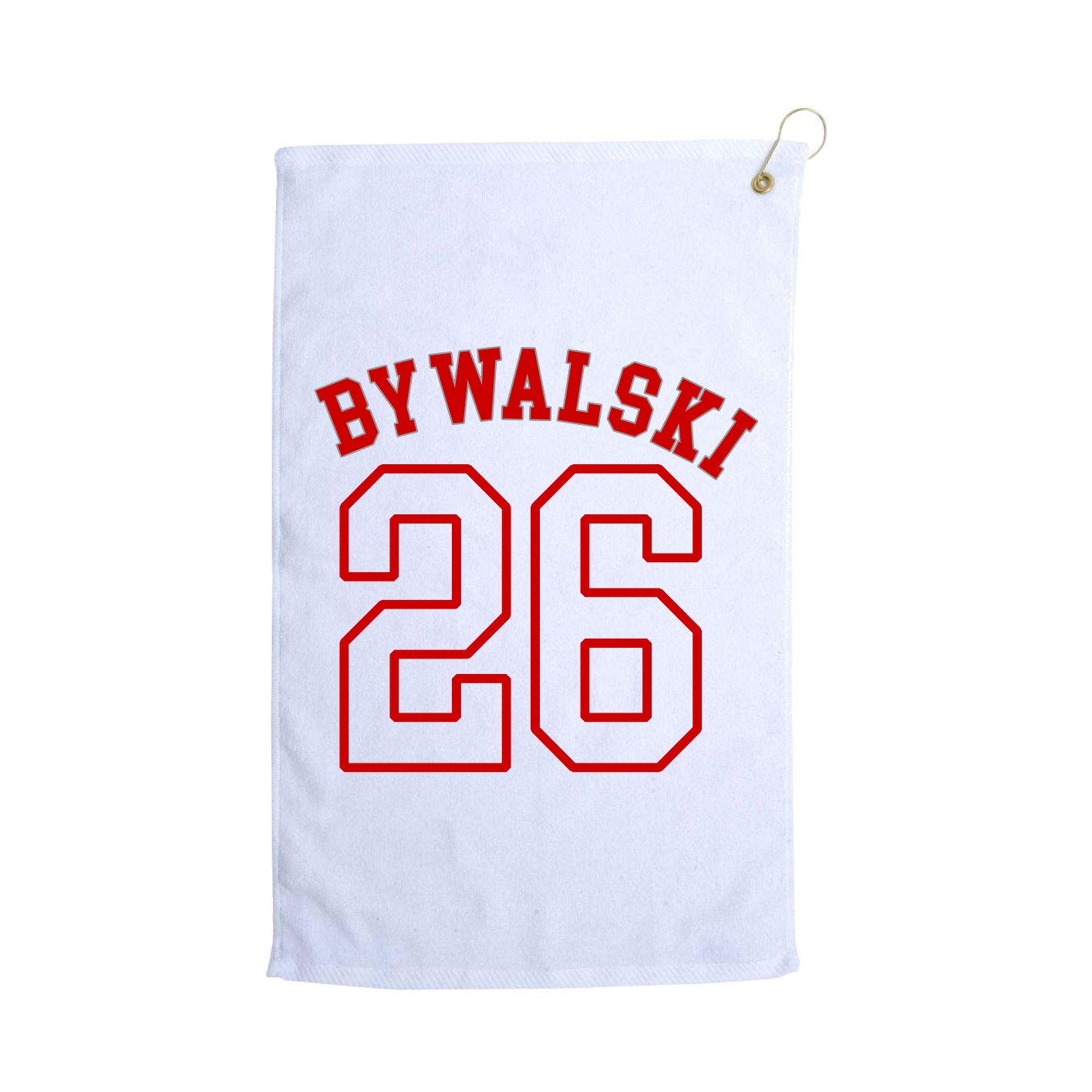 Golf Towel — Shirsey Arch in White