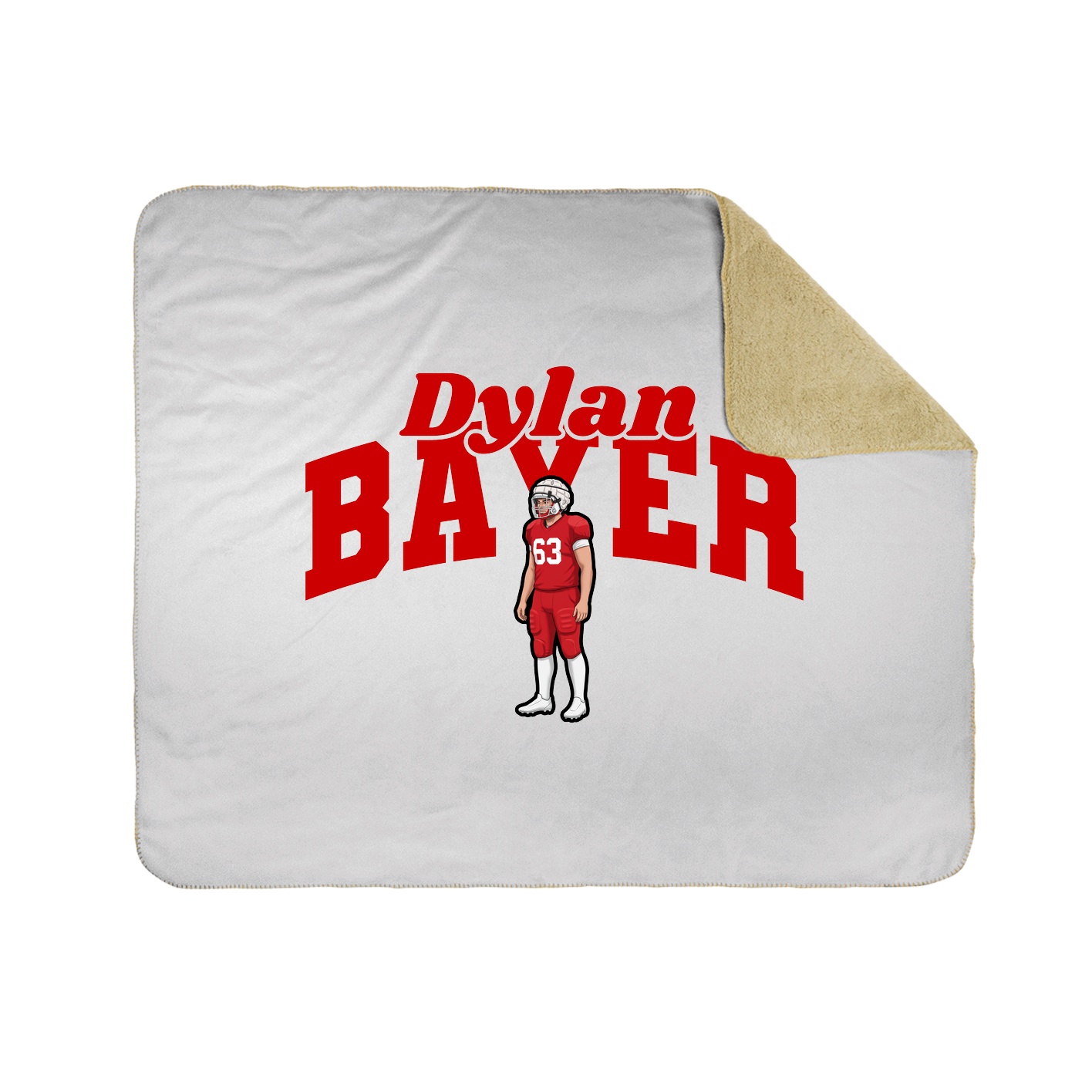 Throw Blanket — Signature Arch in White