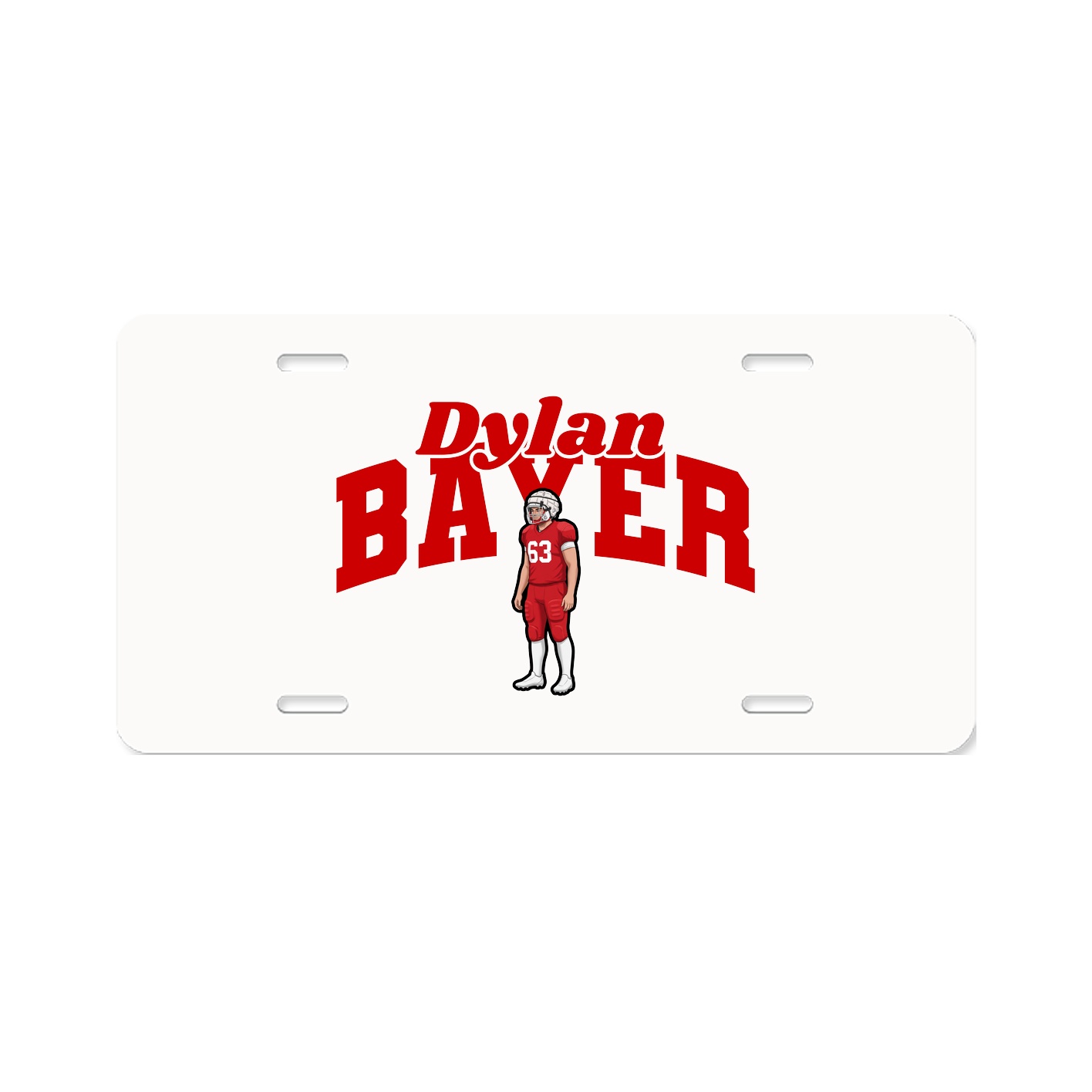 License Plate — Signature Arch in Classic
