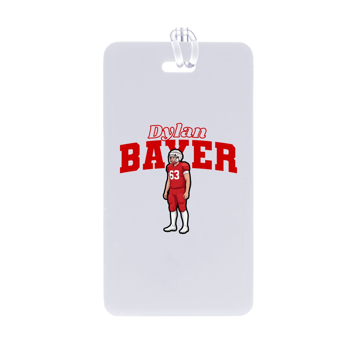 Bag Tag — Name Arch in Classic