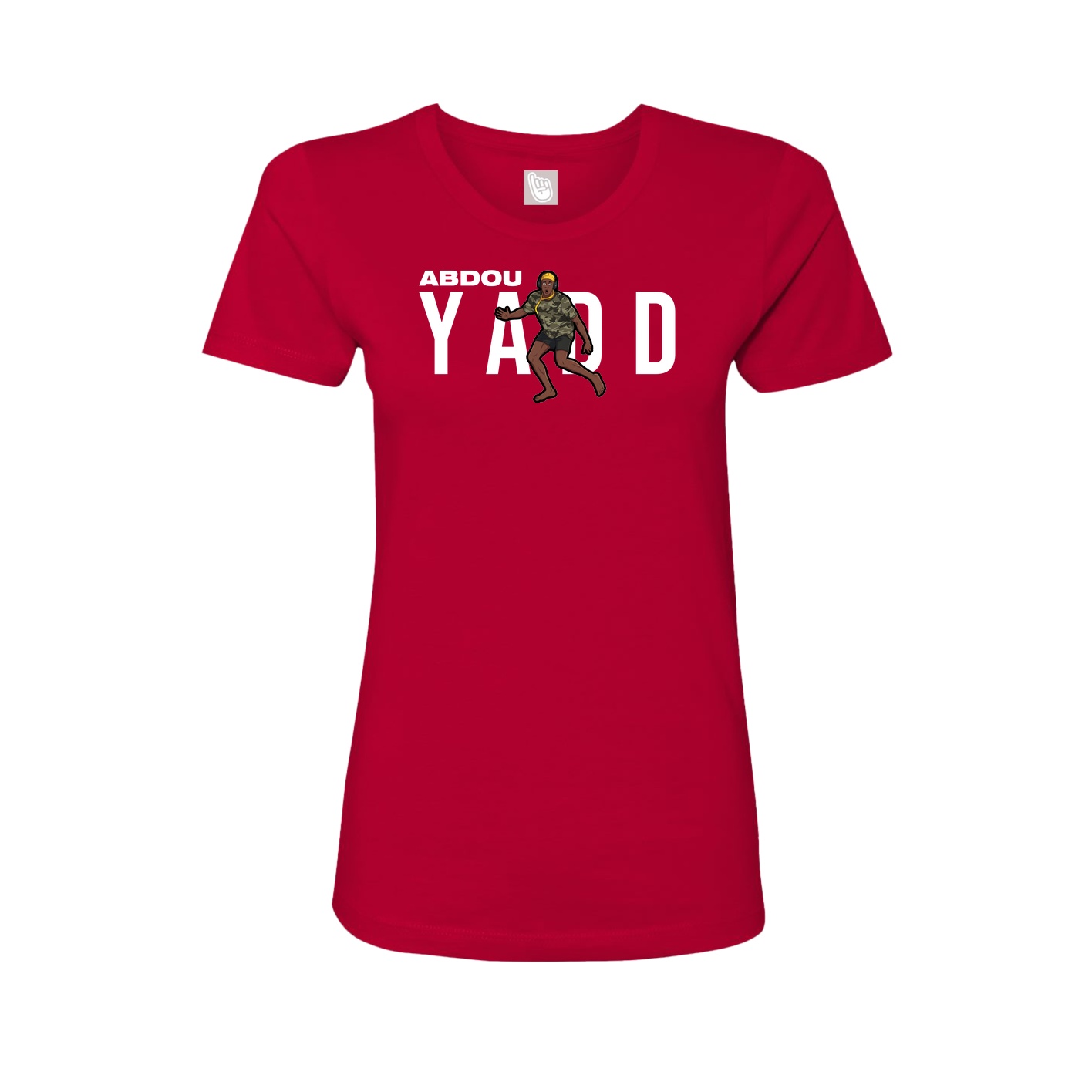 Womens Tee — Player Name in Red