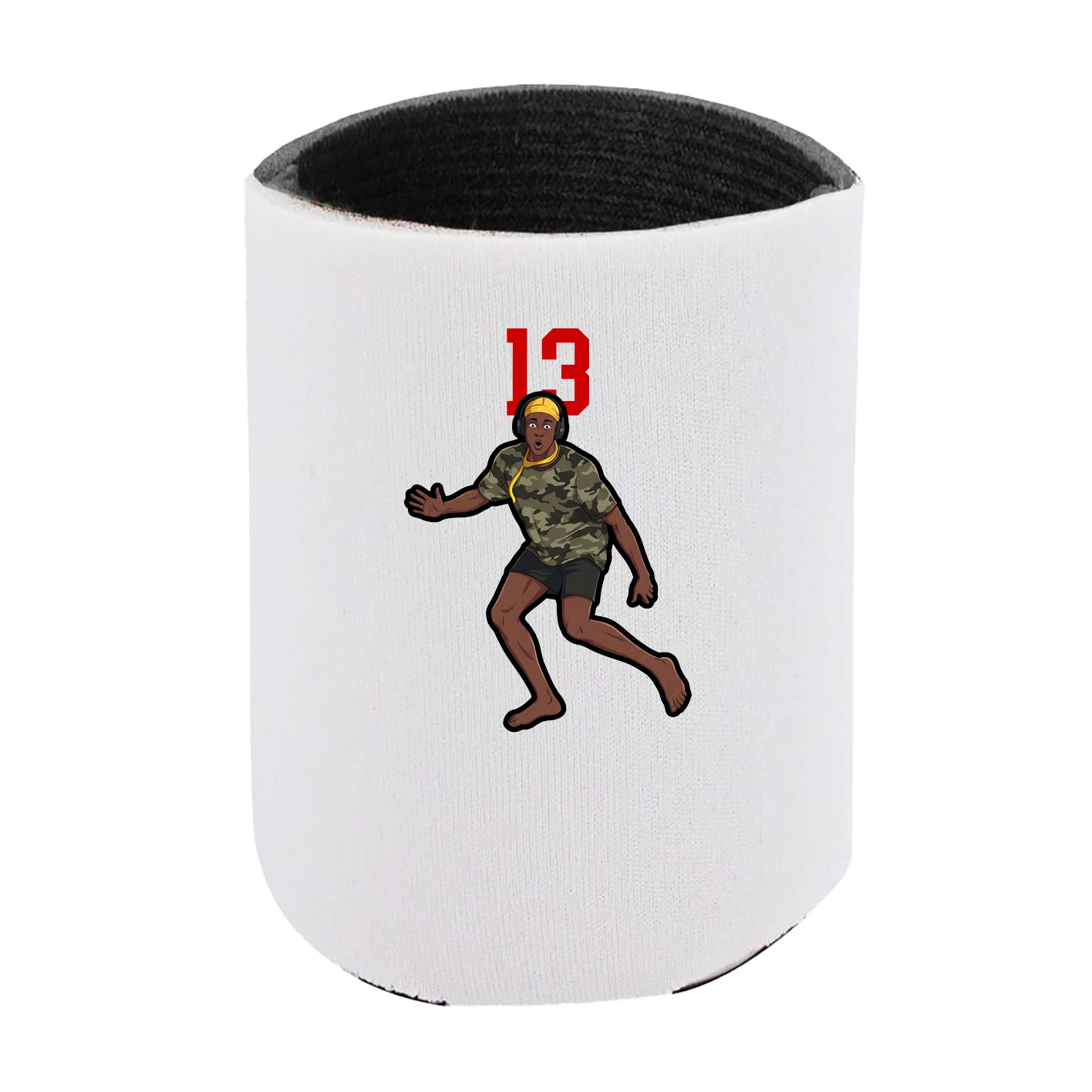 Can Holder — Number Top in White