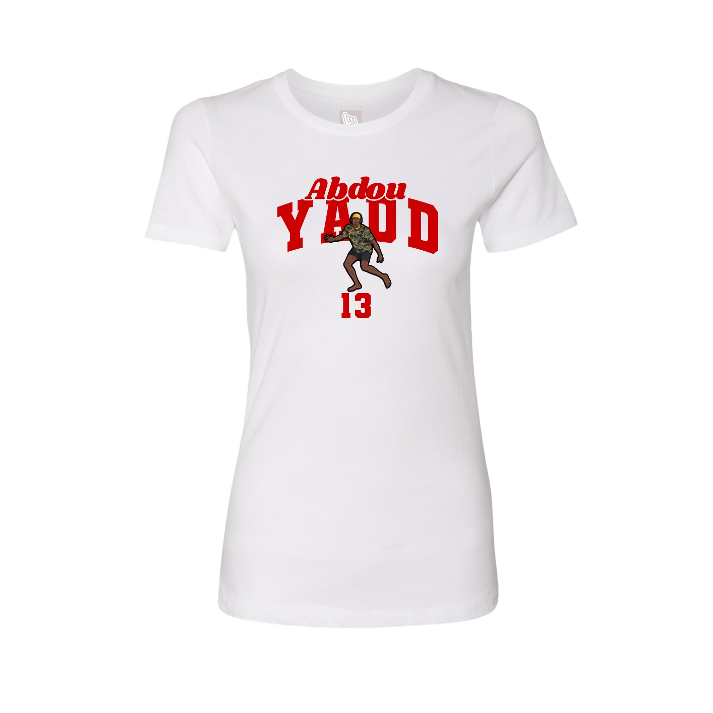 Womens Tee — Signature Arch in White