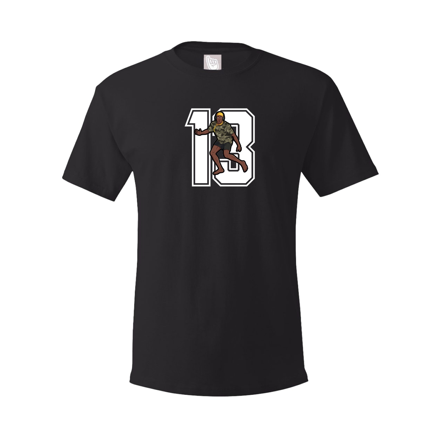 Youth Tee — Number in Black