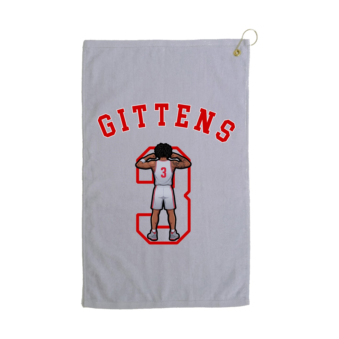 Golf Towel — Shirsey Arch in Grey