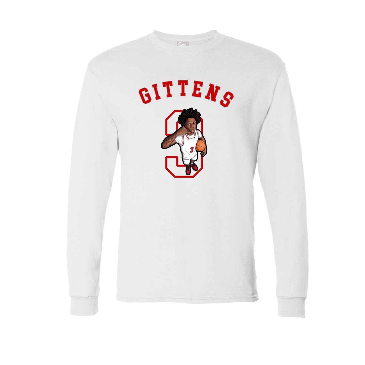 Long Sleeve Tee — Shirsey Arch in White
