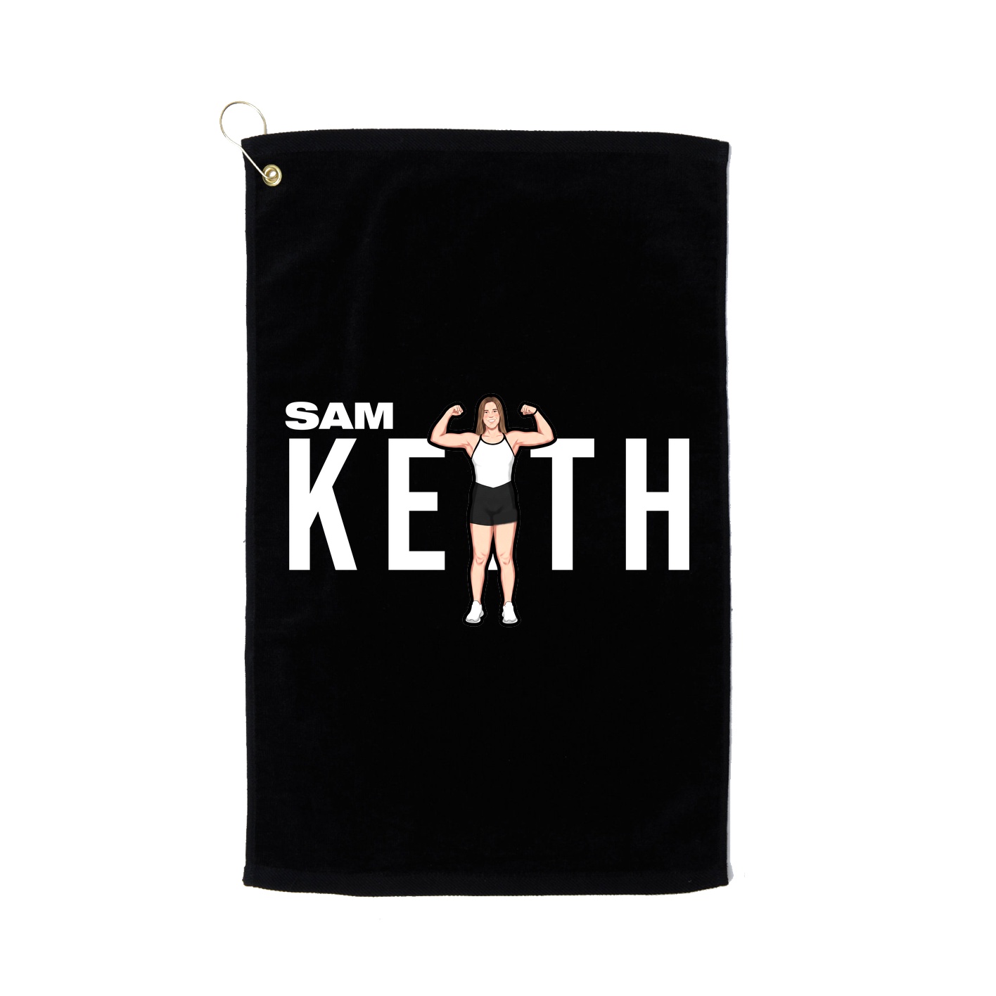 Golf Towel — Player Name in Black