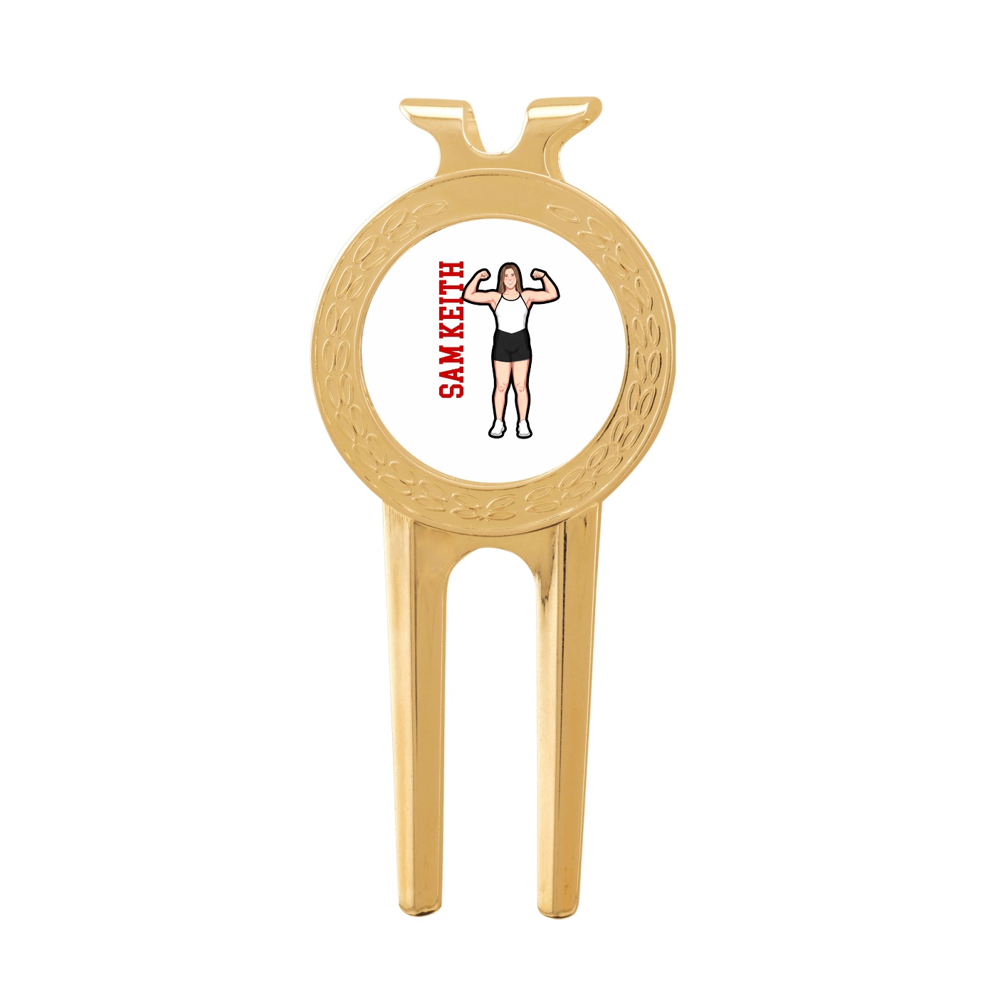 Divot Tool with Ball Marker — Name Vertical in Classic
