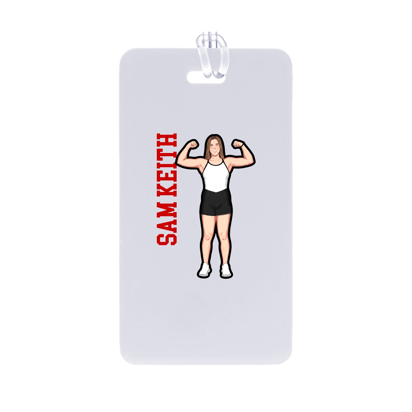 Bag Tag — Name Vertical in Classic